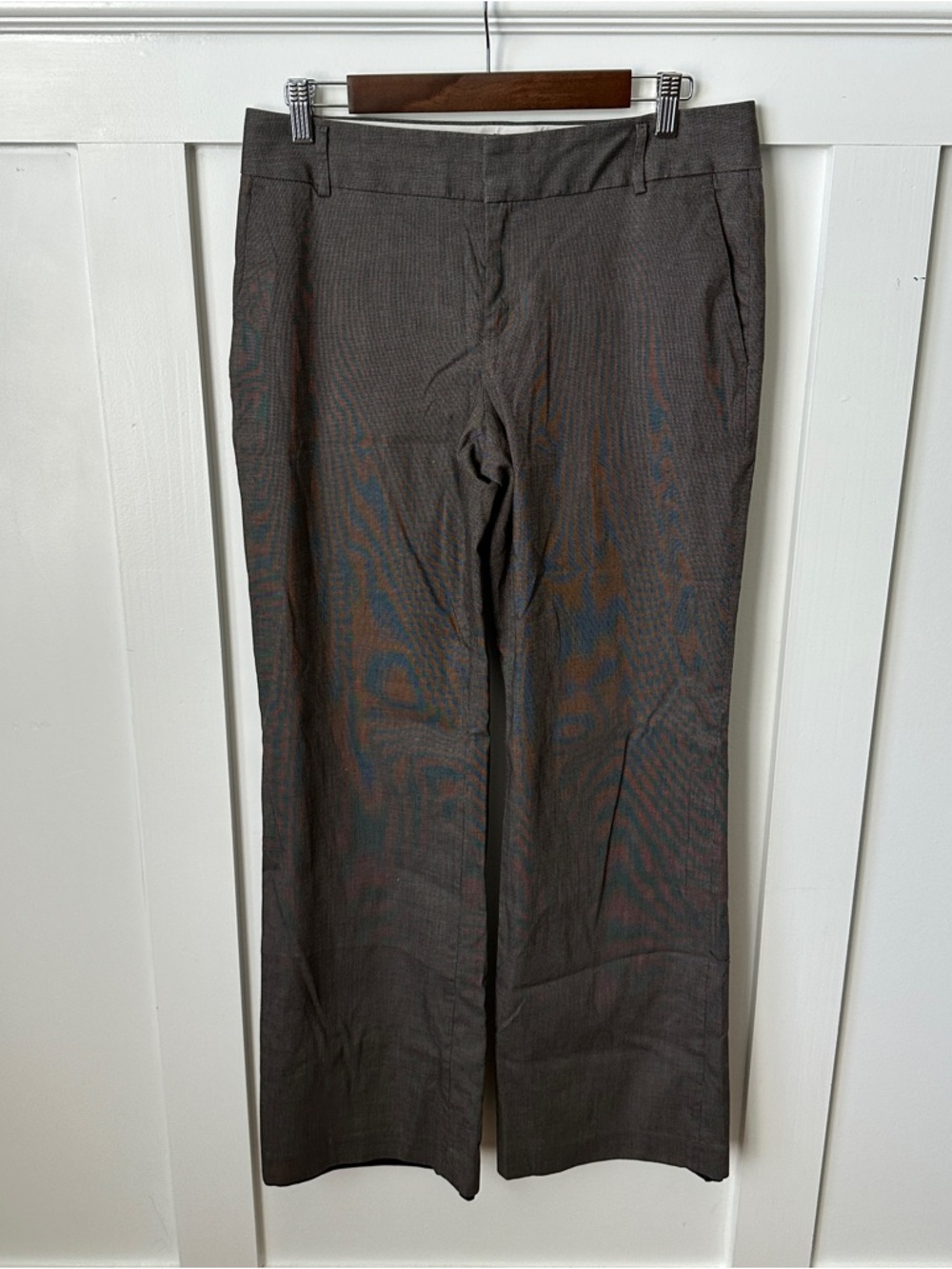 Banana Republic Women's Brown Straight-Leg Dress Pants